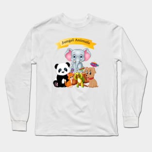 jungel Animals Long Sleeve T-Shirt